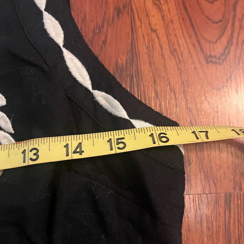NWOT Free People black, and white embroidered dress - Picture 12 of 12